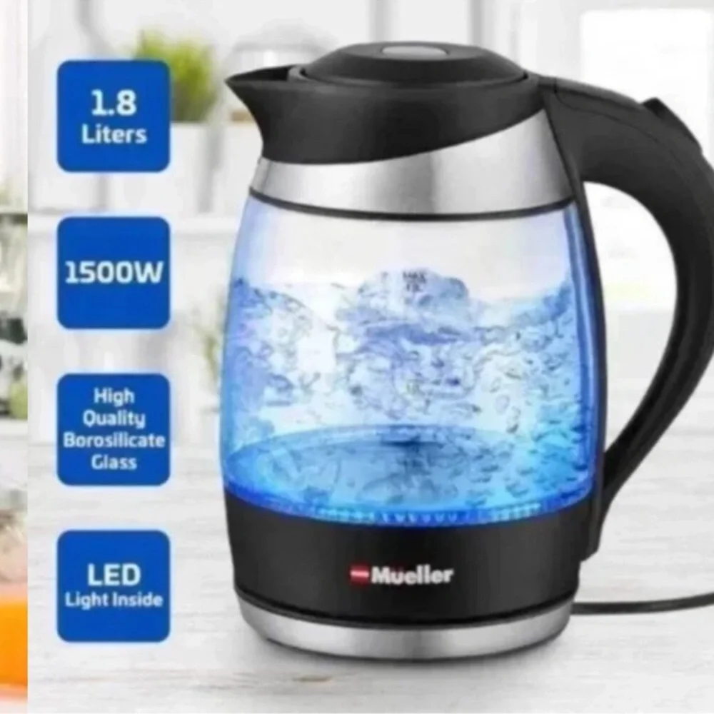 Mueller Premium 1.8 L Electric LED Kettle 1500W
